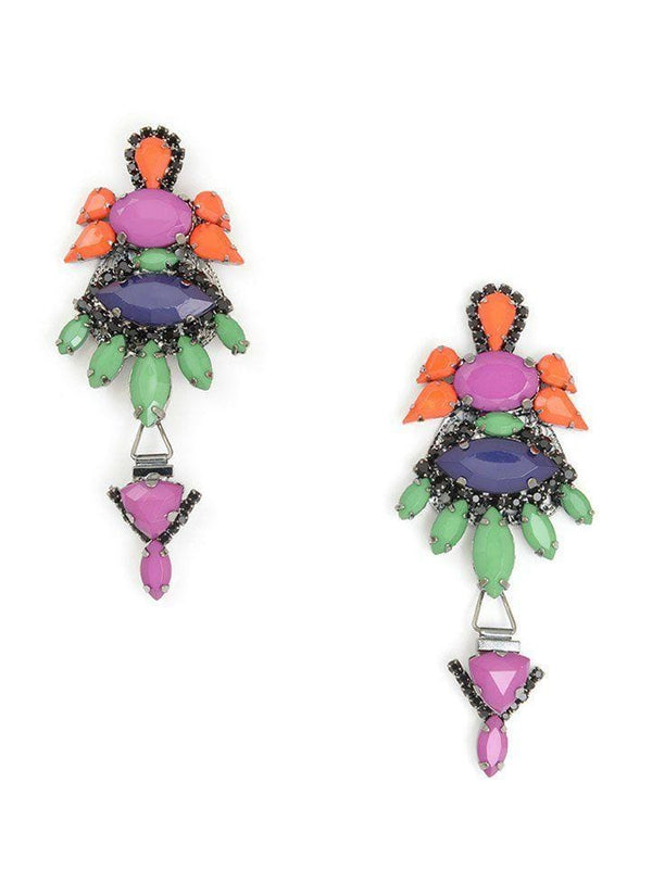 Art Deco Angel Earrings