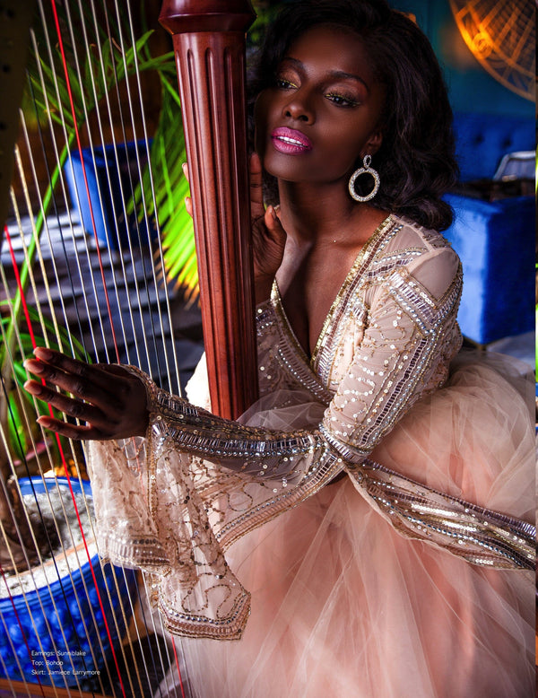 Circle Bling Earrings