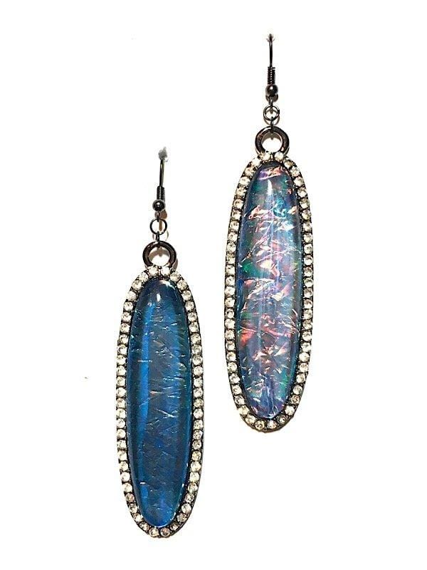 Blue Opal Earrings