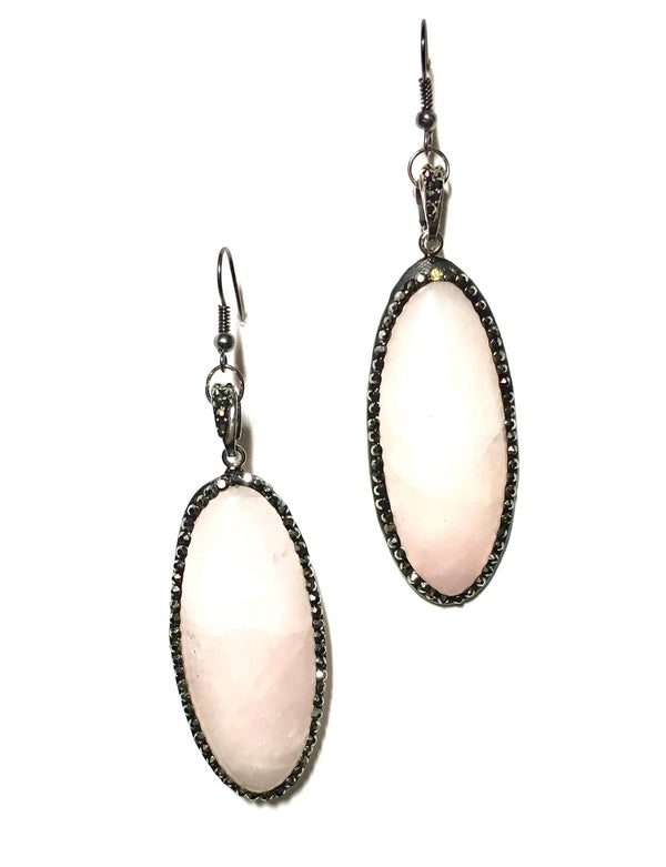 Rose Quartz Earrings